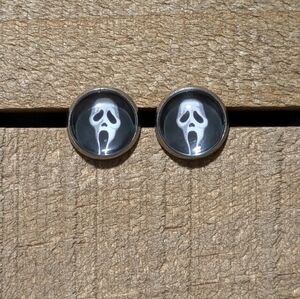 💟 Ghostface Killer Stud Earrings